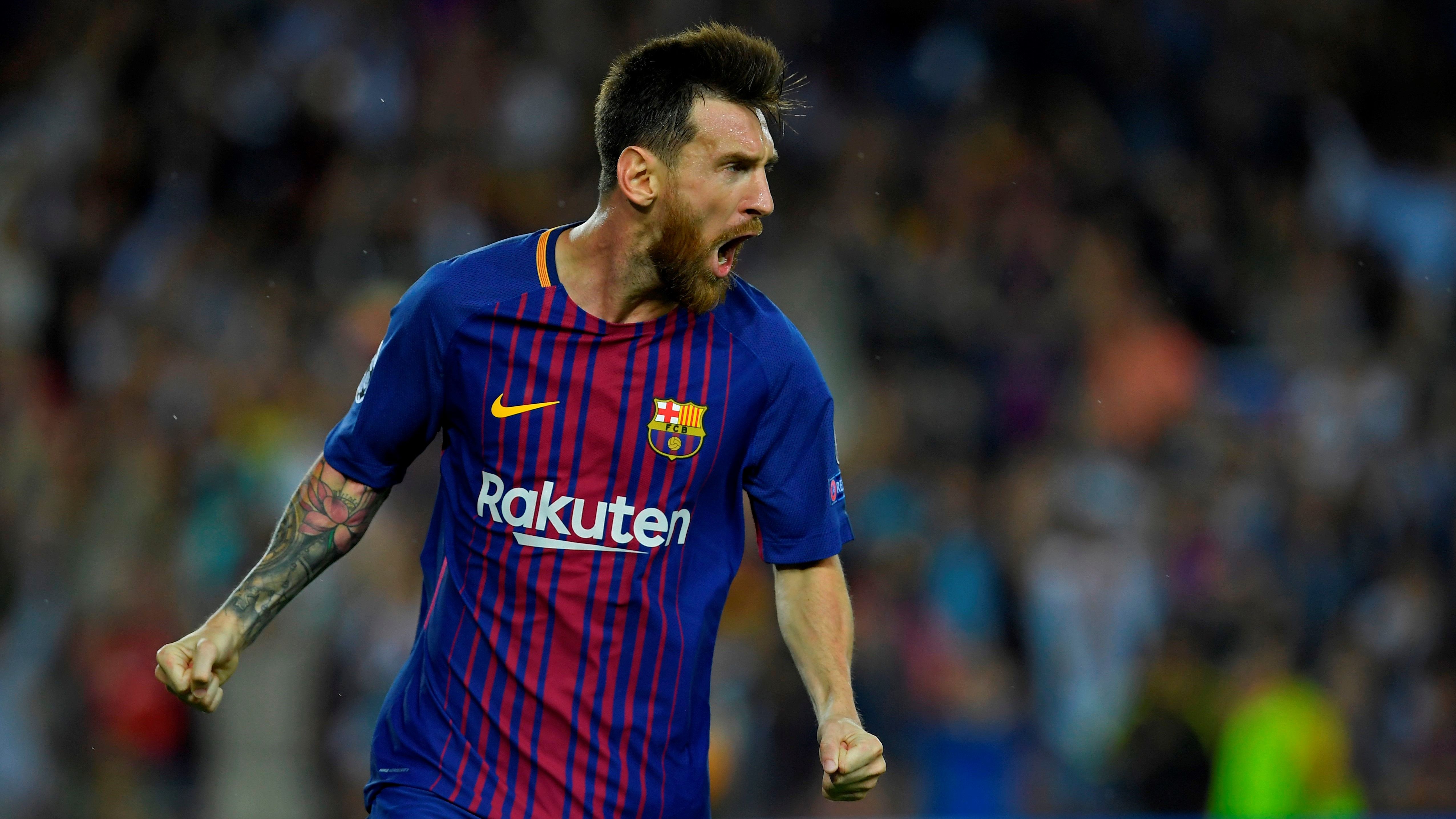 Lionel Messi Barcelona Juventus Champions League 12092017