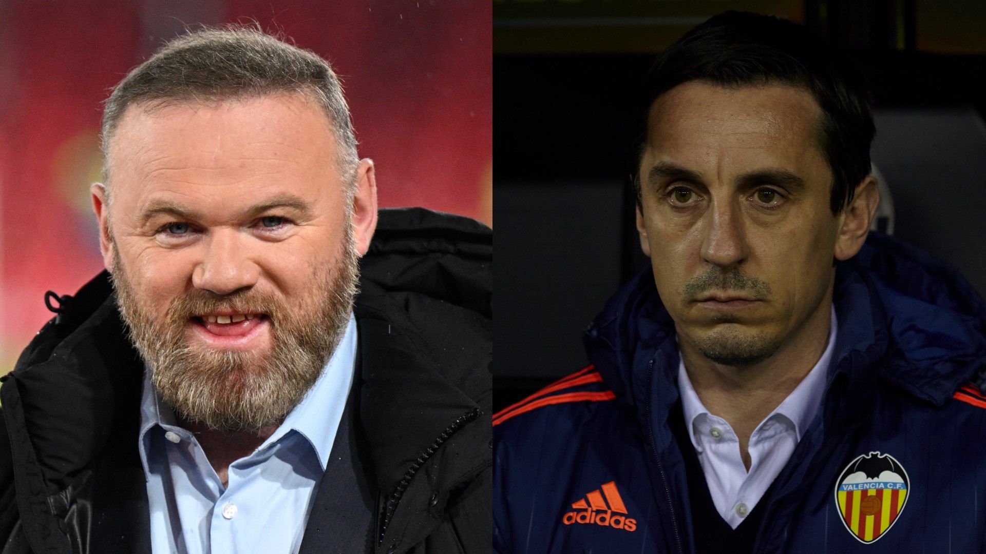 Wayne Rooney Gary Neville