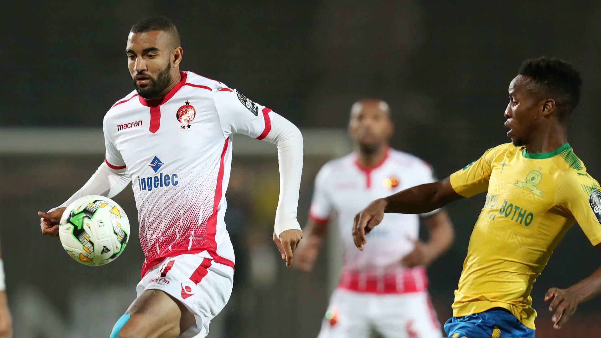 Ismail El Haddad, Wydad Casablanca & Themba Zwane, Mamelodi Sundowns, May 2018