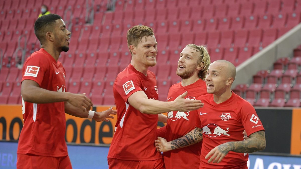 RB Leipzig goal celebration 10172020