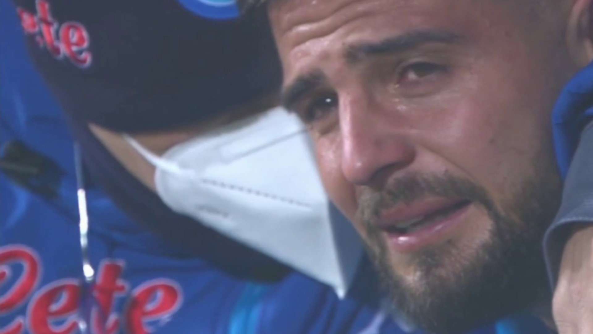 Lorenzo Insigne llorando vs Juventus