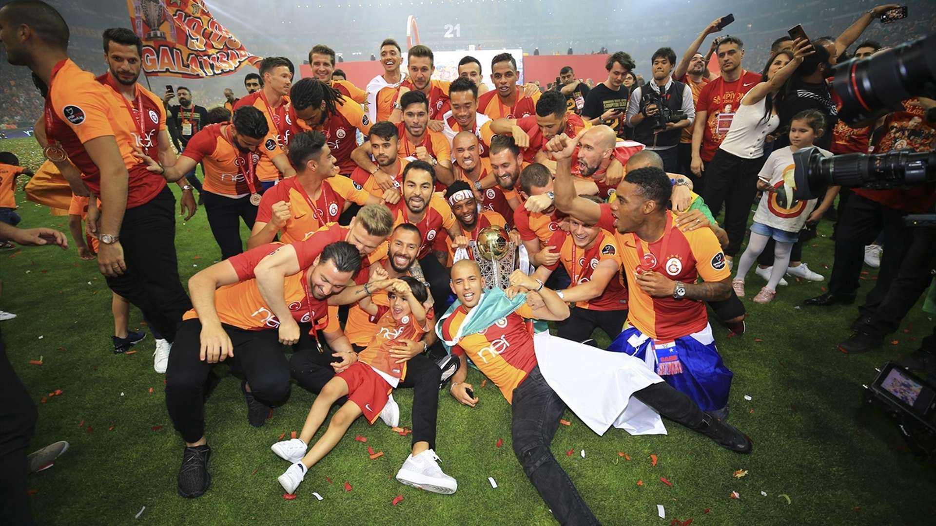 Galatasaray championship ceremony