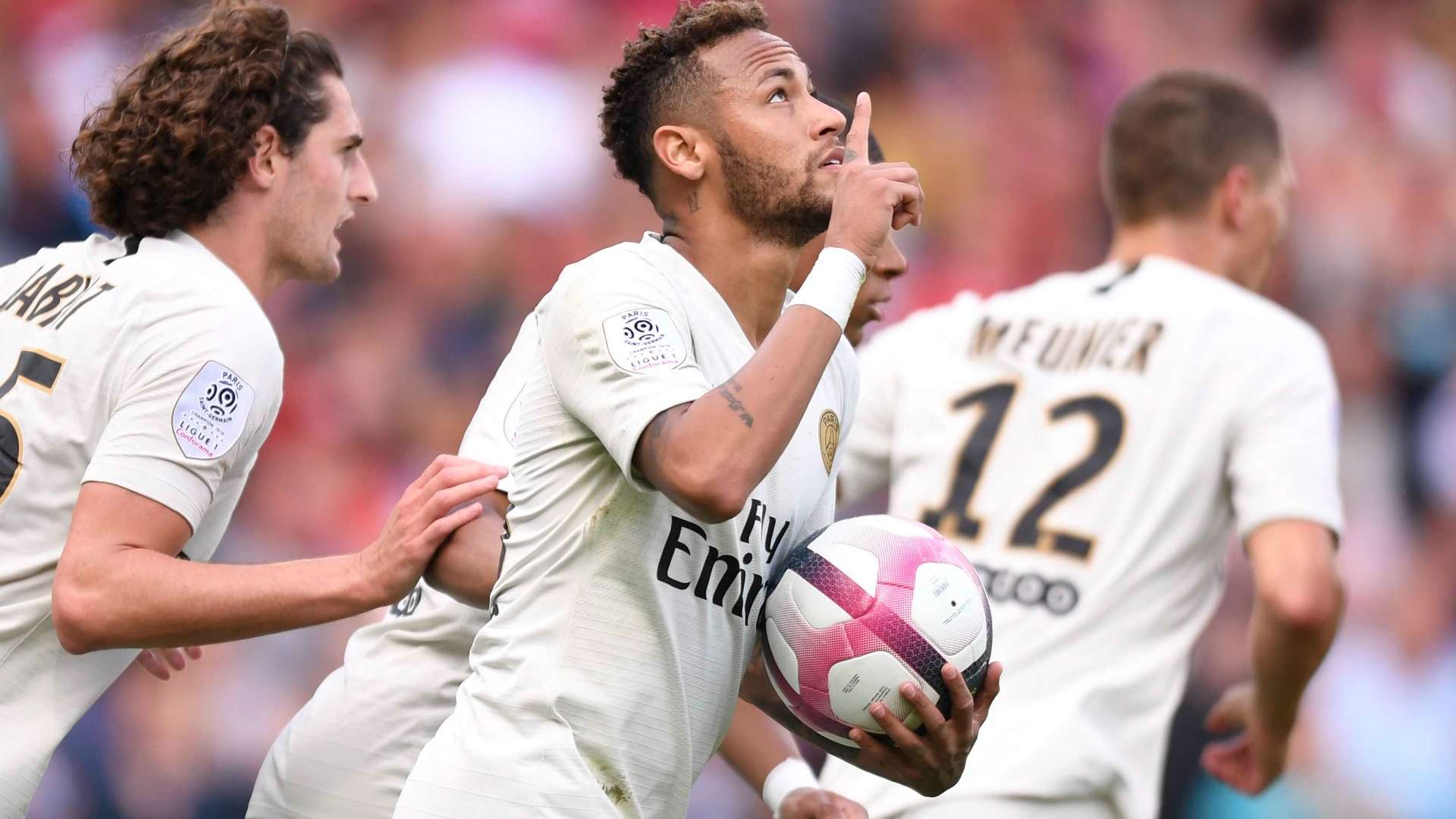 Guingamp - PSG, Neymar, Ligue 1 08182018