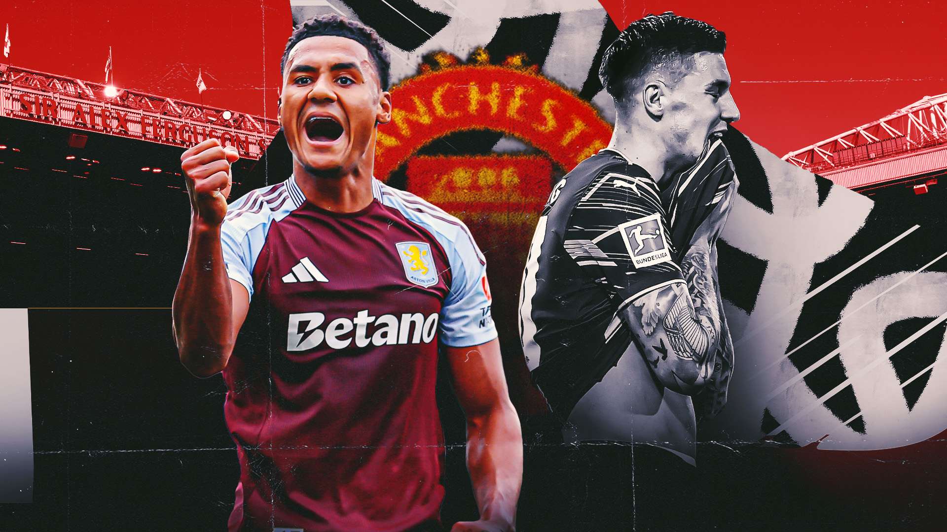 Watkins Sesko Man Utd GFX
