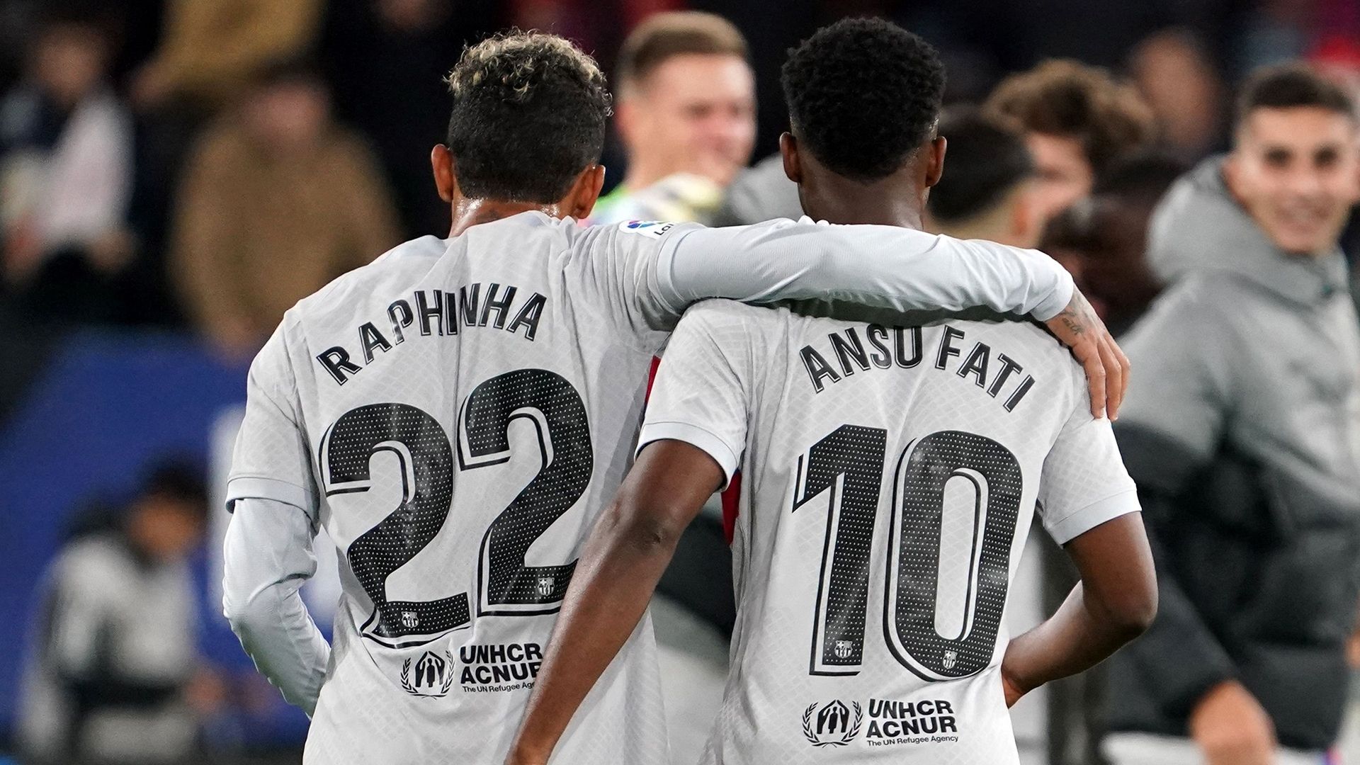 Raphinha Ansu Fati Barcelona