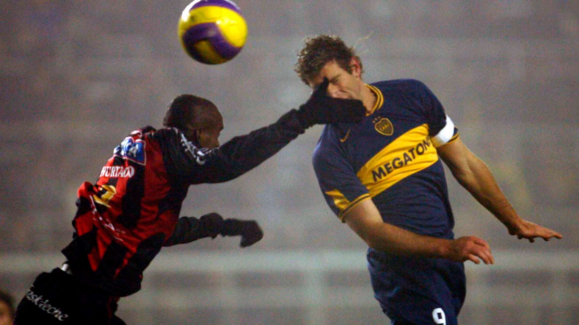 Martin Palermo Boca v Cucuta Copa Libertadores 07062007