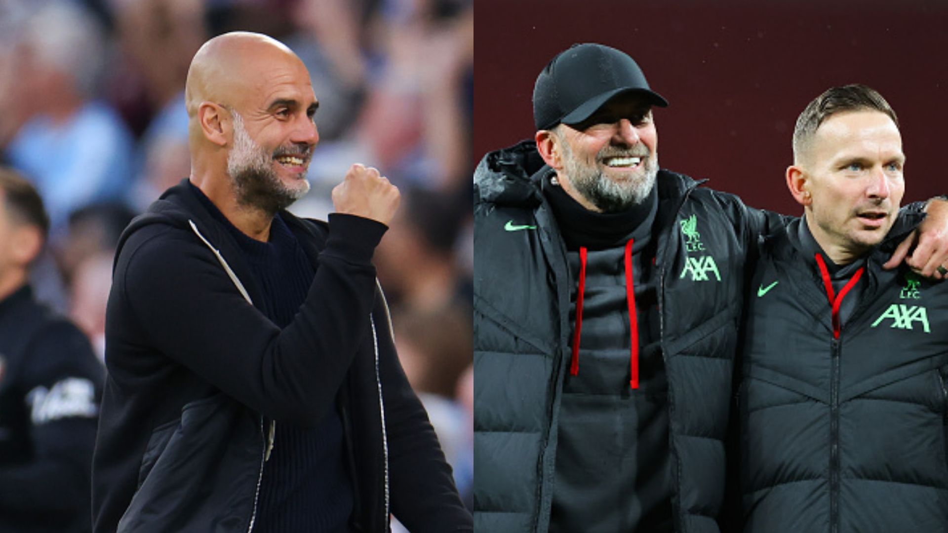Pep Guardiola Jurgen Klopp Pep Lijnders Manchester City 2025