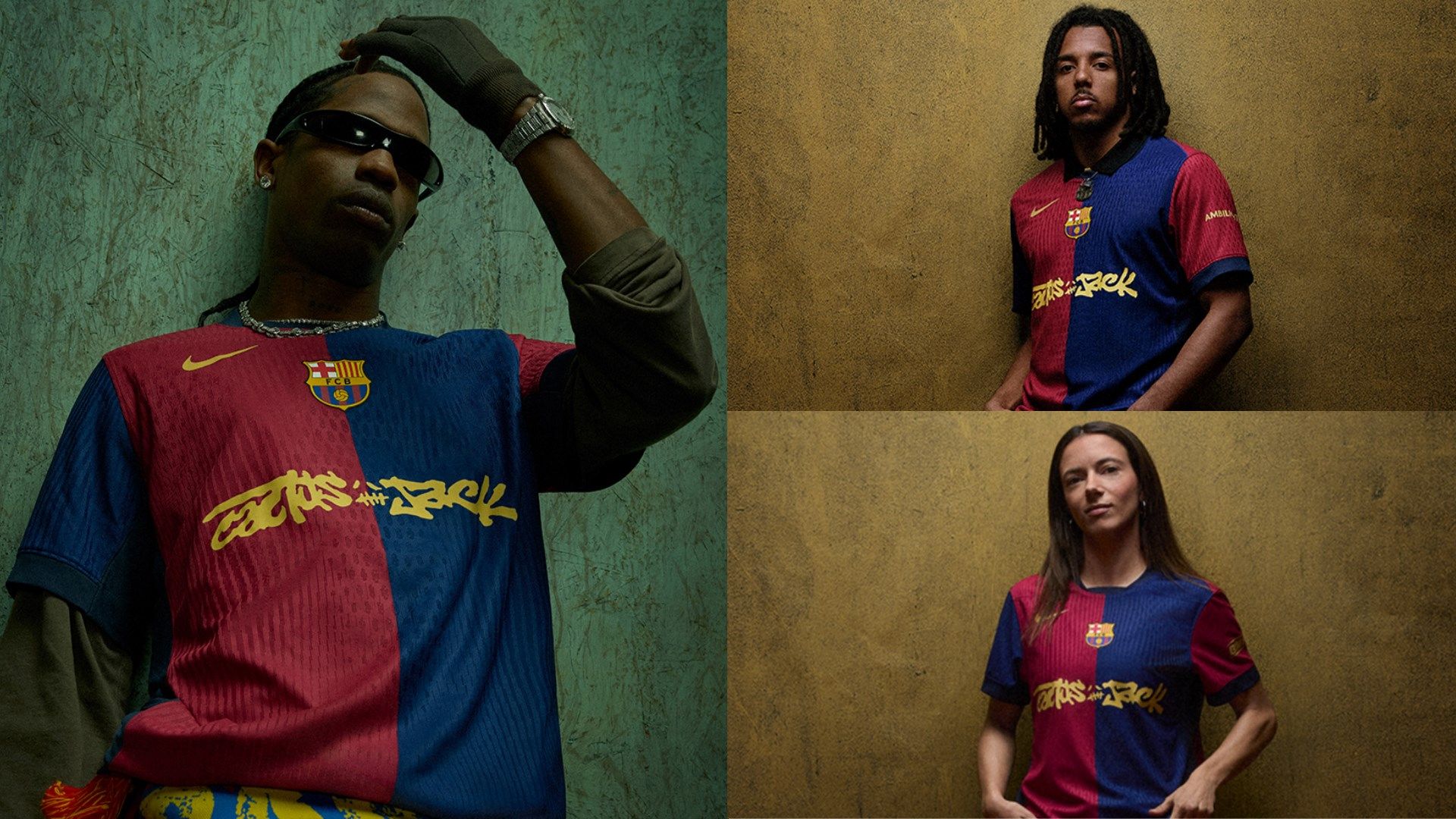 'Another level' - Barcelona reveal latest special Clasico shirt featuring American rapper Travis Scott after Coldplay, Drake, and The Rolling Stones designs | Goal.com UK