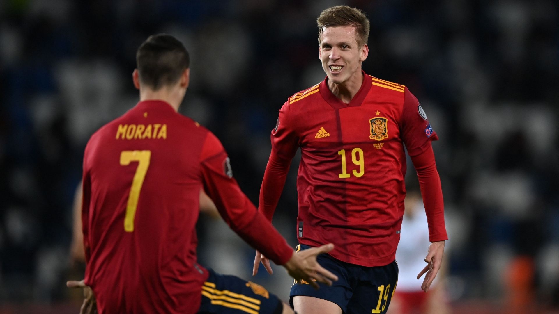 Dani Olmo Alvaro Morata España