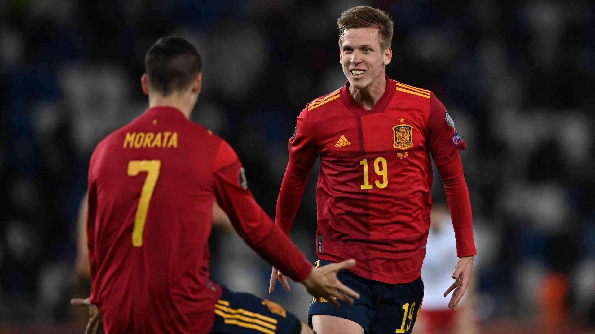 Dani Olmo Alvaro Morata España