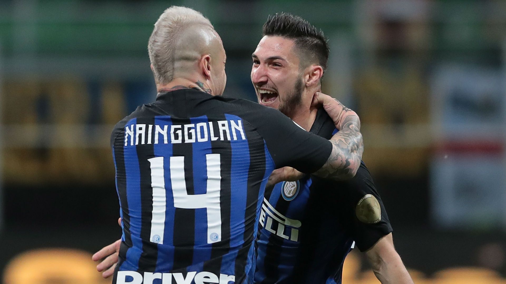 Politano Nainggolan Inter Chievo Serie A