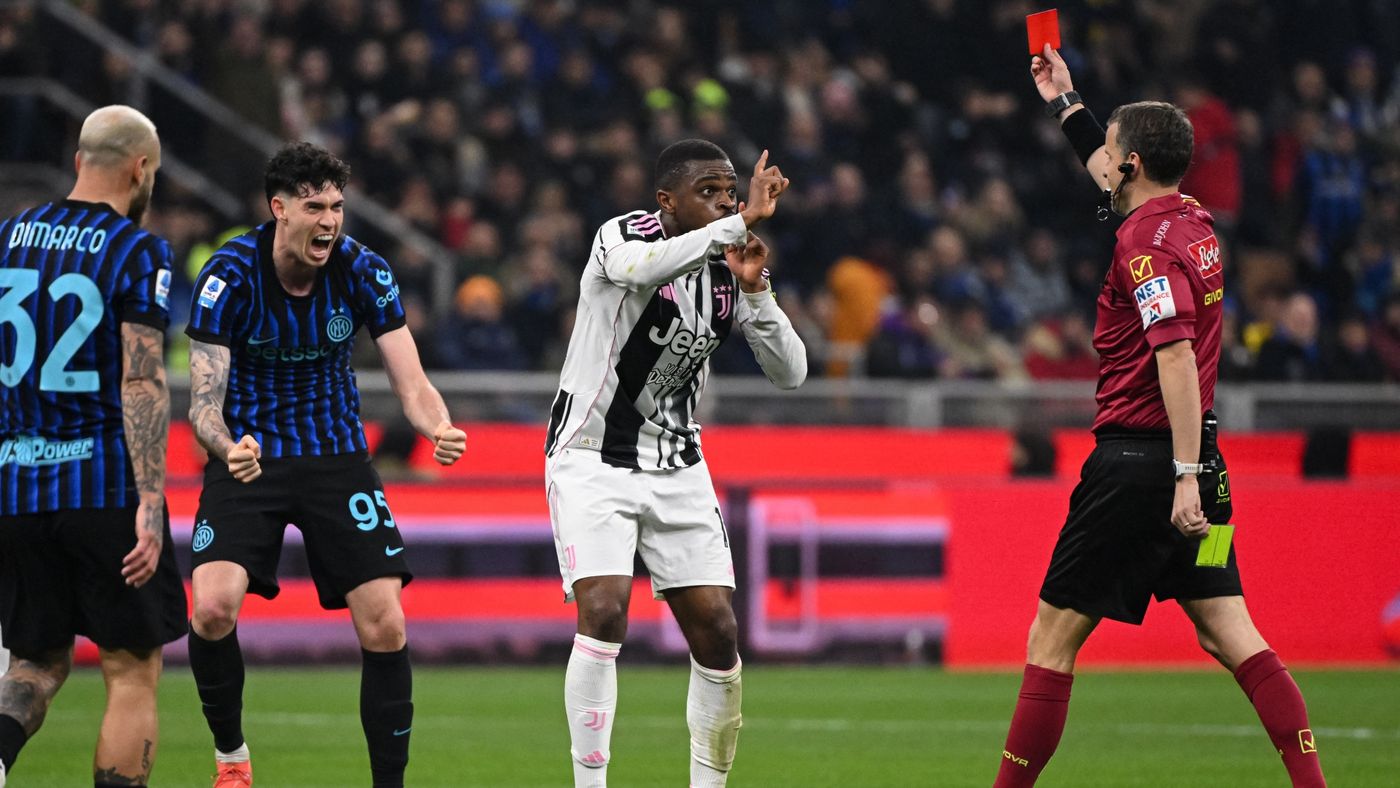 Presidente do Brasileirão se desculpa por expulsão controversa de jogador do Inter contra a Juventus