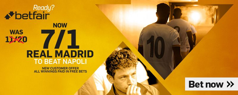BETFAIR REAL MADRID V NAPOLI