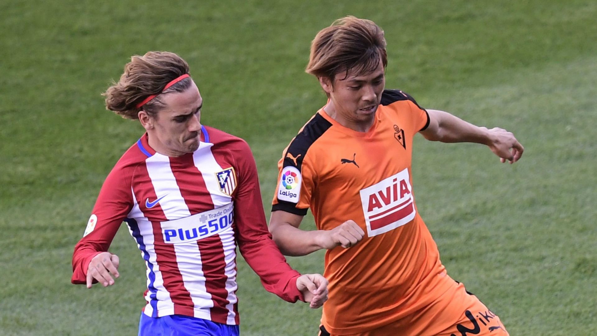 Antoine Griezmann Takashi Inui Atletico Madrid Eibar LaLiga 06052017