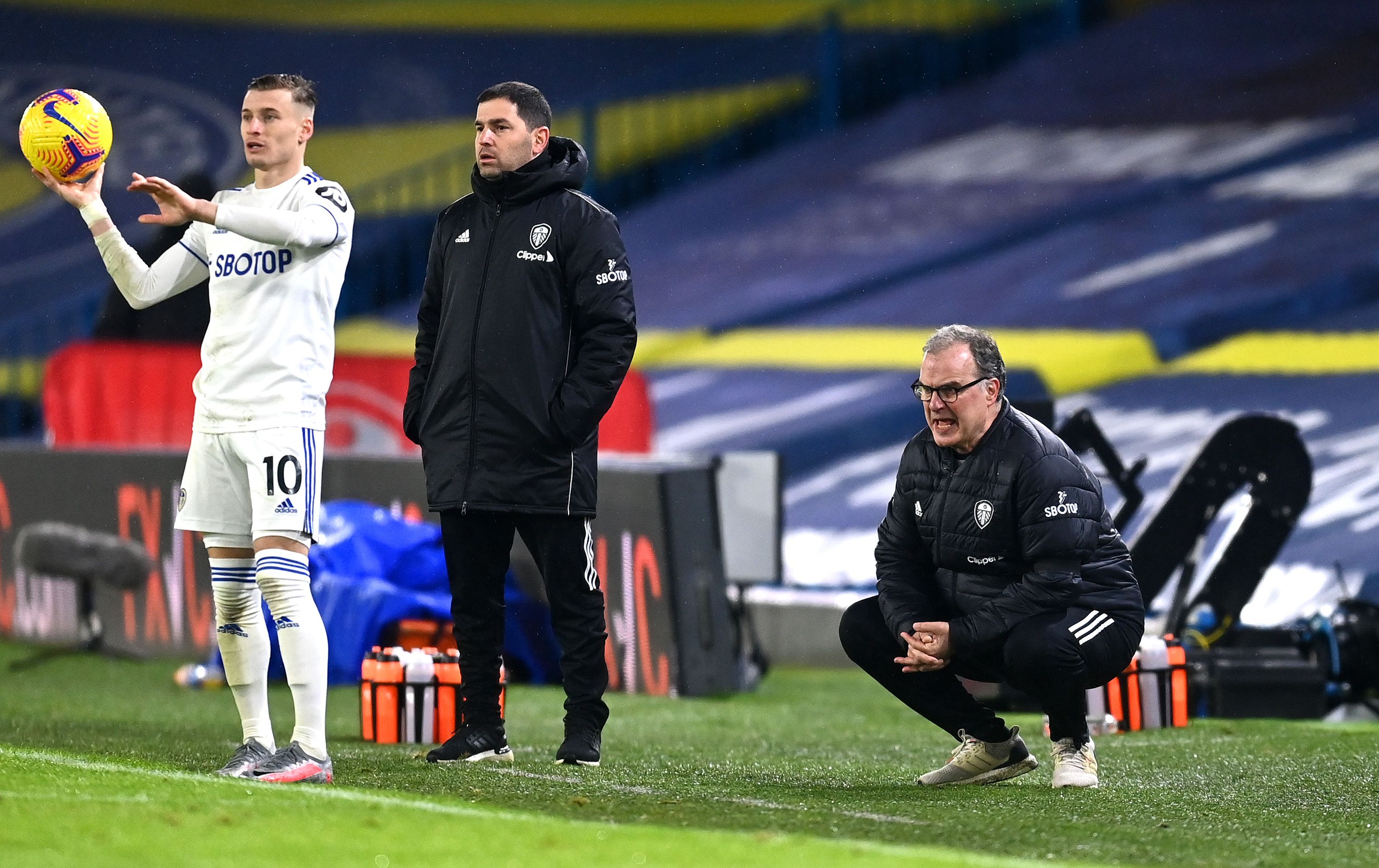 Ezgjan Alioski & Marcelo Bielsa Leeds United