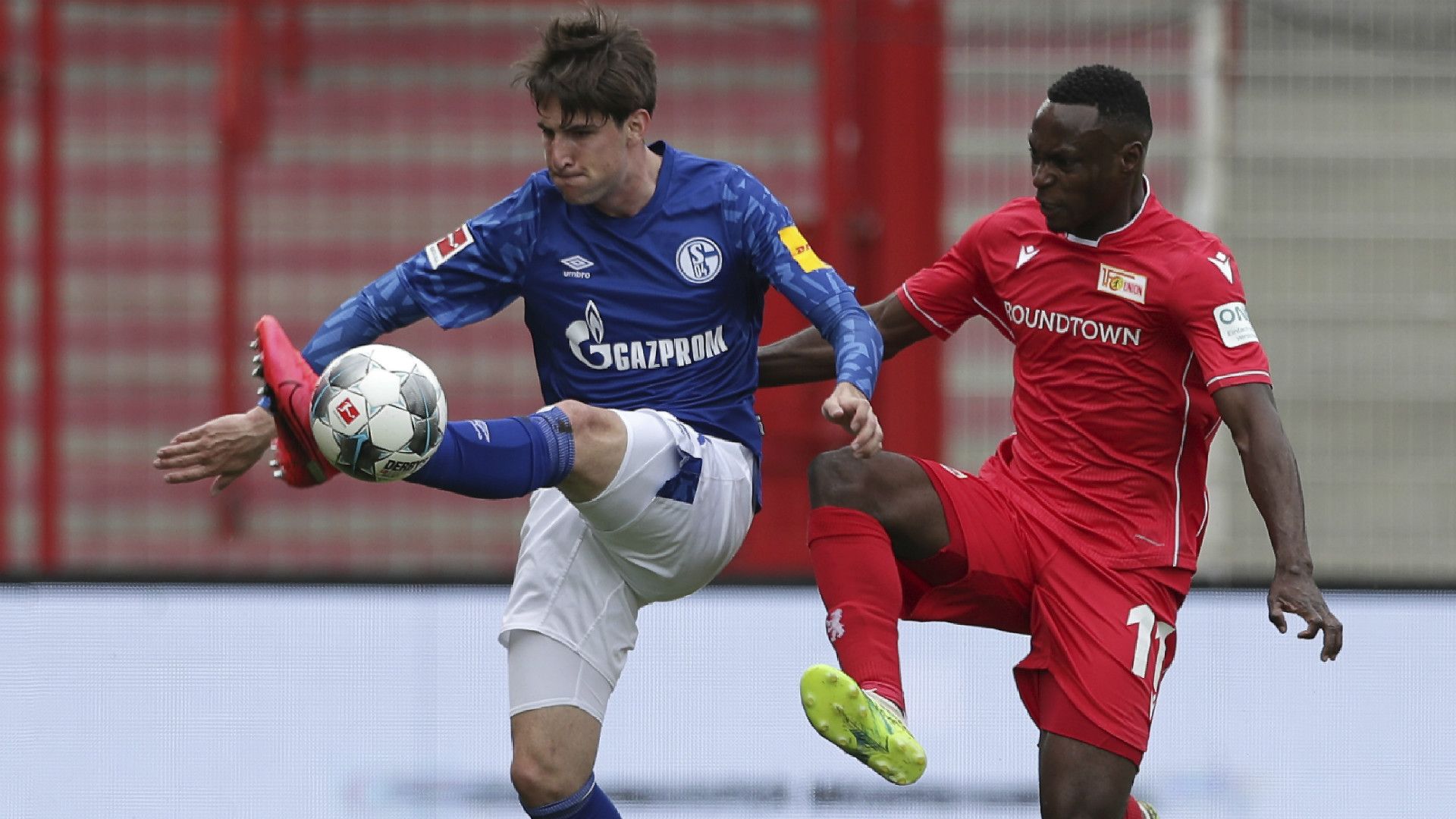 JUAN MIRANDA SCHALKE ANTHONY UJAH UNION BERLIN BUNDESLIGA 07062020
