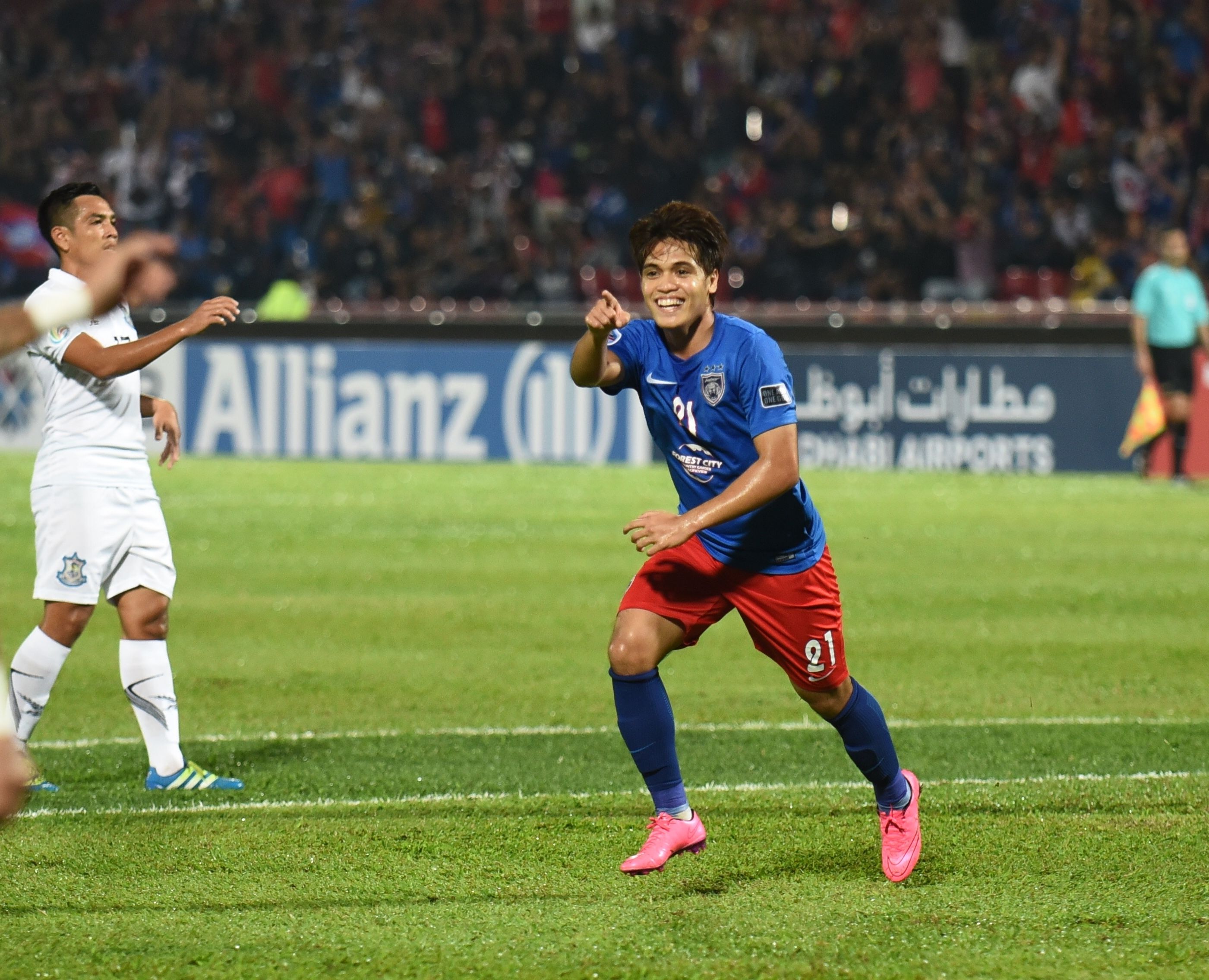 Nazmi Faiz, Johor Darul Ta'zim, Boeung Ket, AFC Cup, 21/02/2017