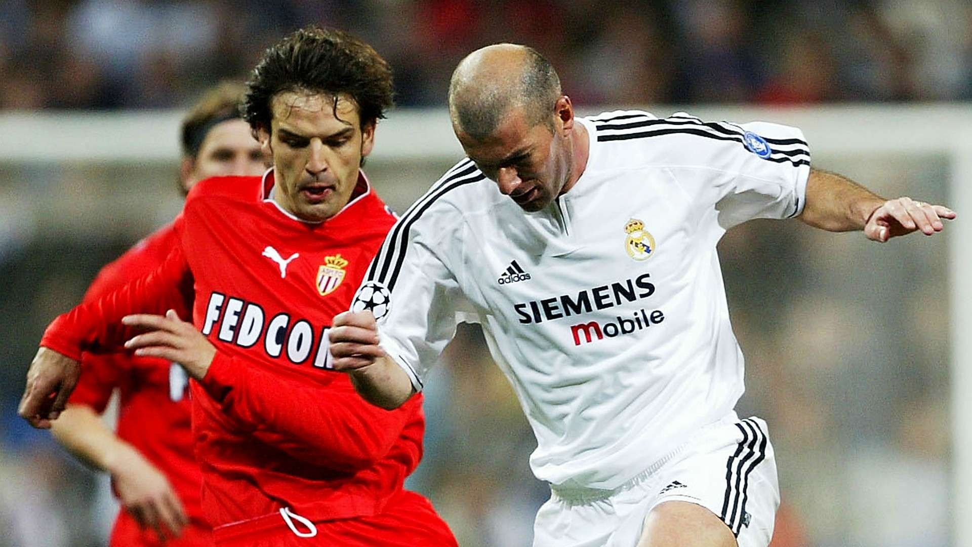 Fernando Morientes Zinedine Zidane Real Madrid Monaco 03242004