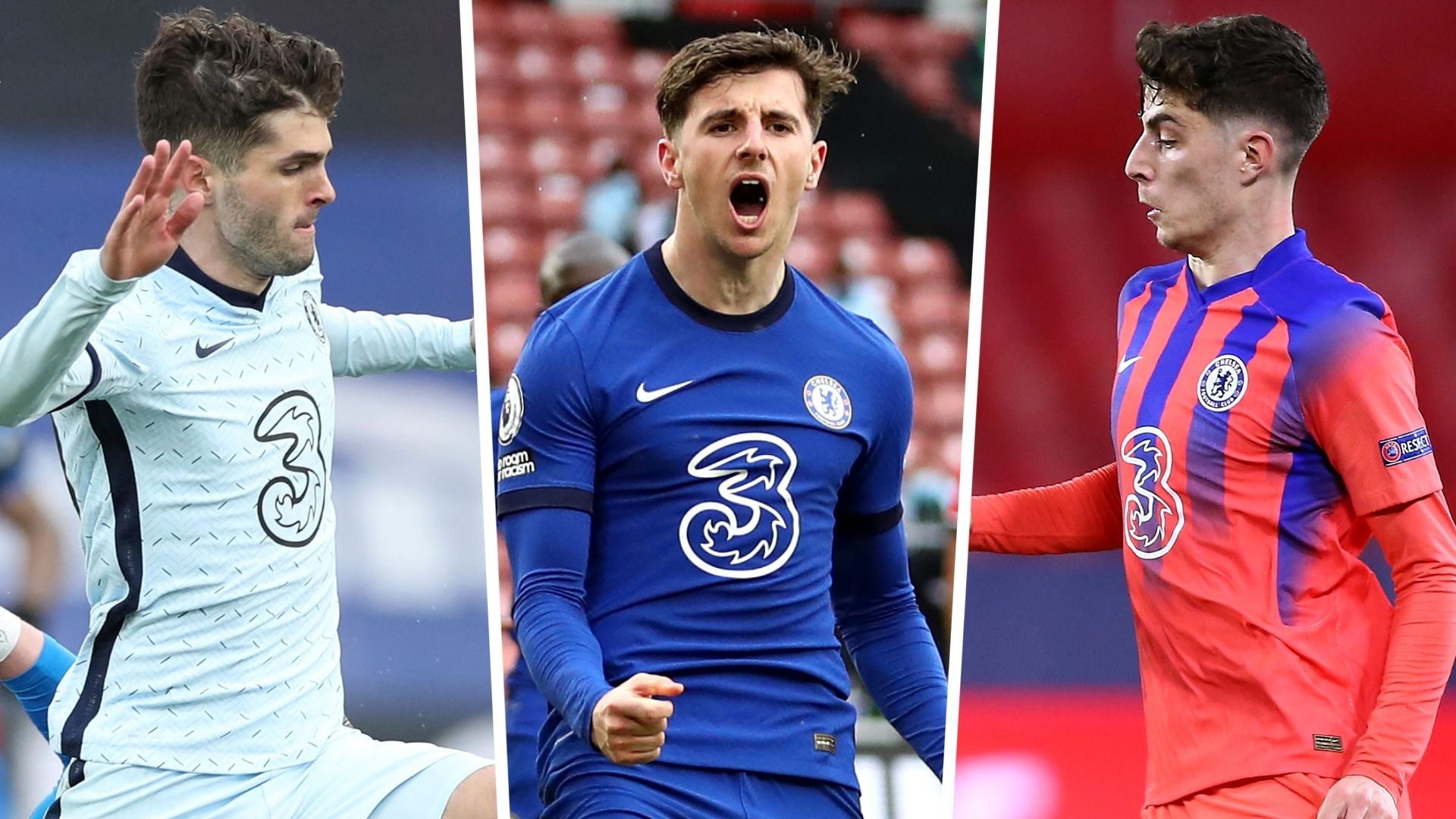 Christian Pulisic Mason Mount Kai Havertz