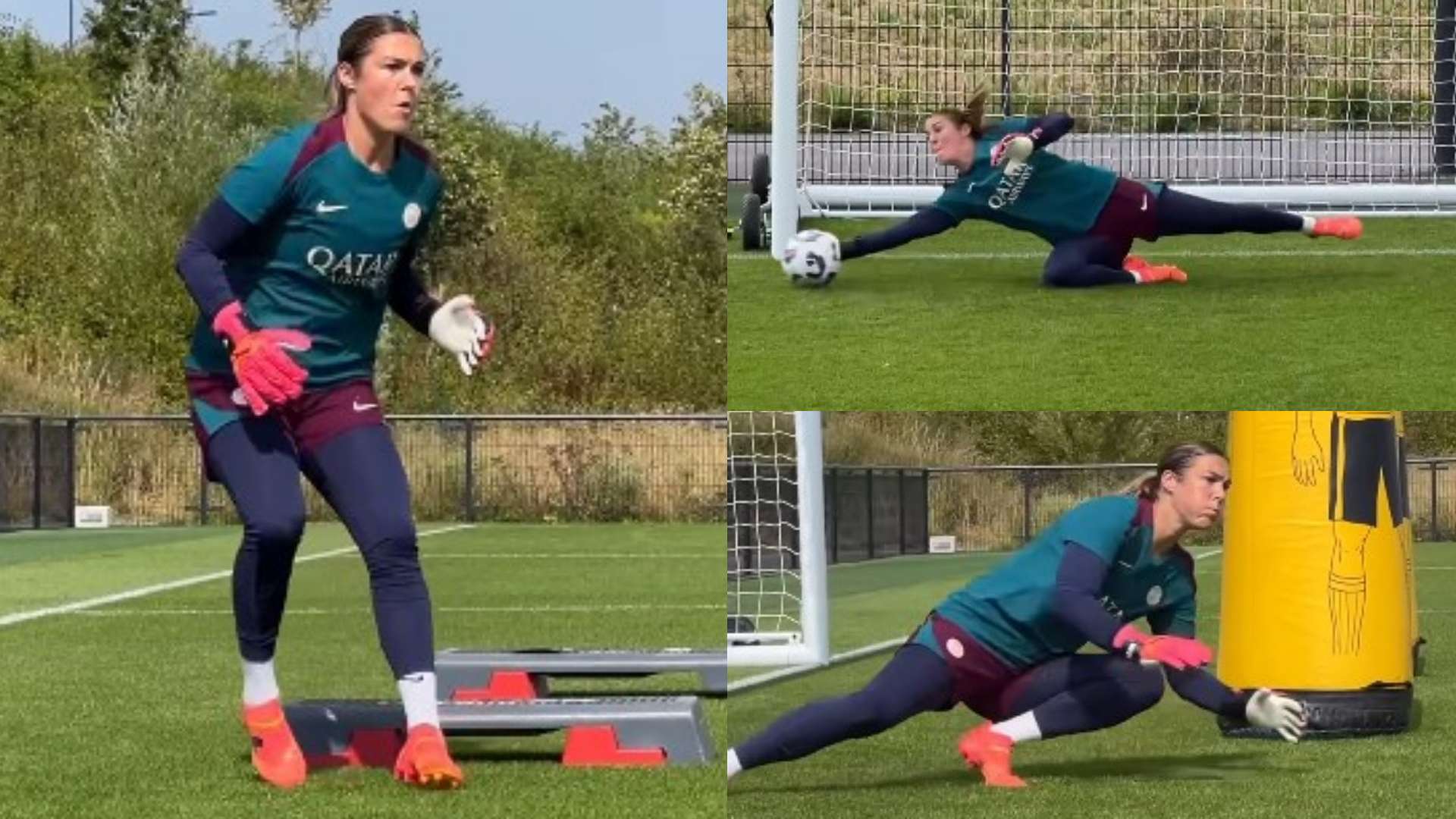 Mary Earps PSG training 2024