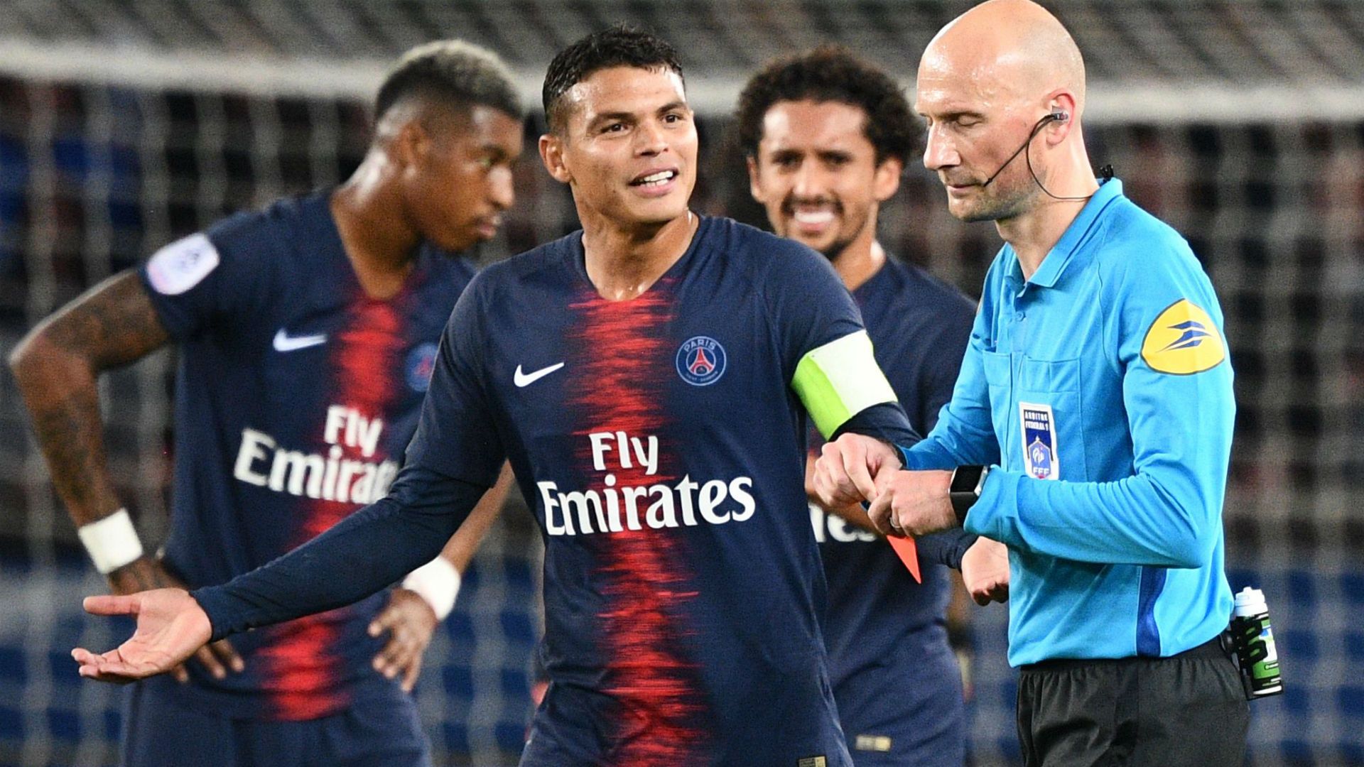 Thiago Silva PSG Lyon Ligue 1 07102018