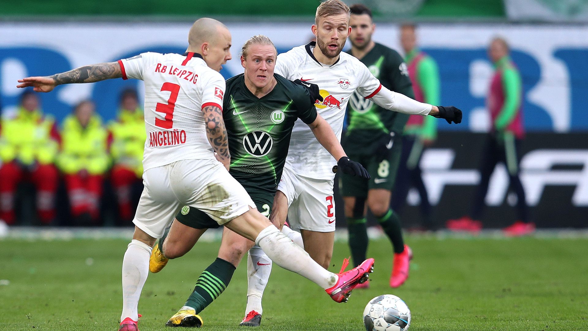RB Leipzig vs. VfL Wolfsburg Angelino Schlager 02032021