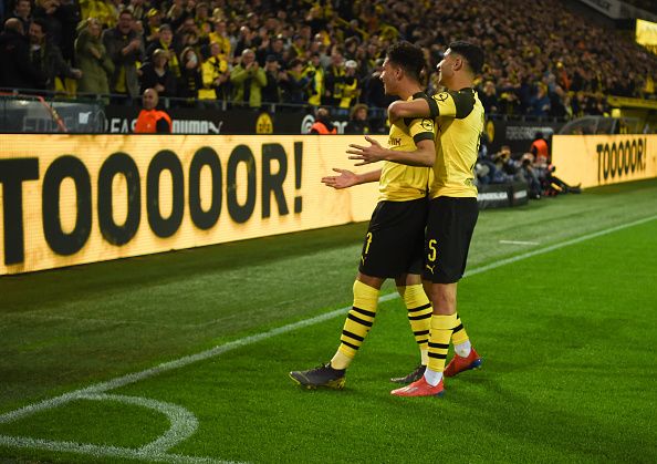Jadon Sancho & Achraf Hakimi