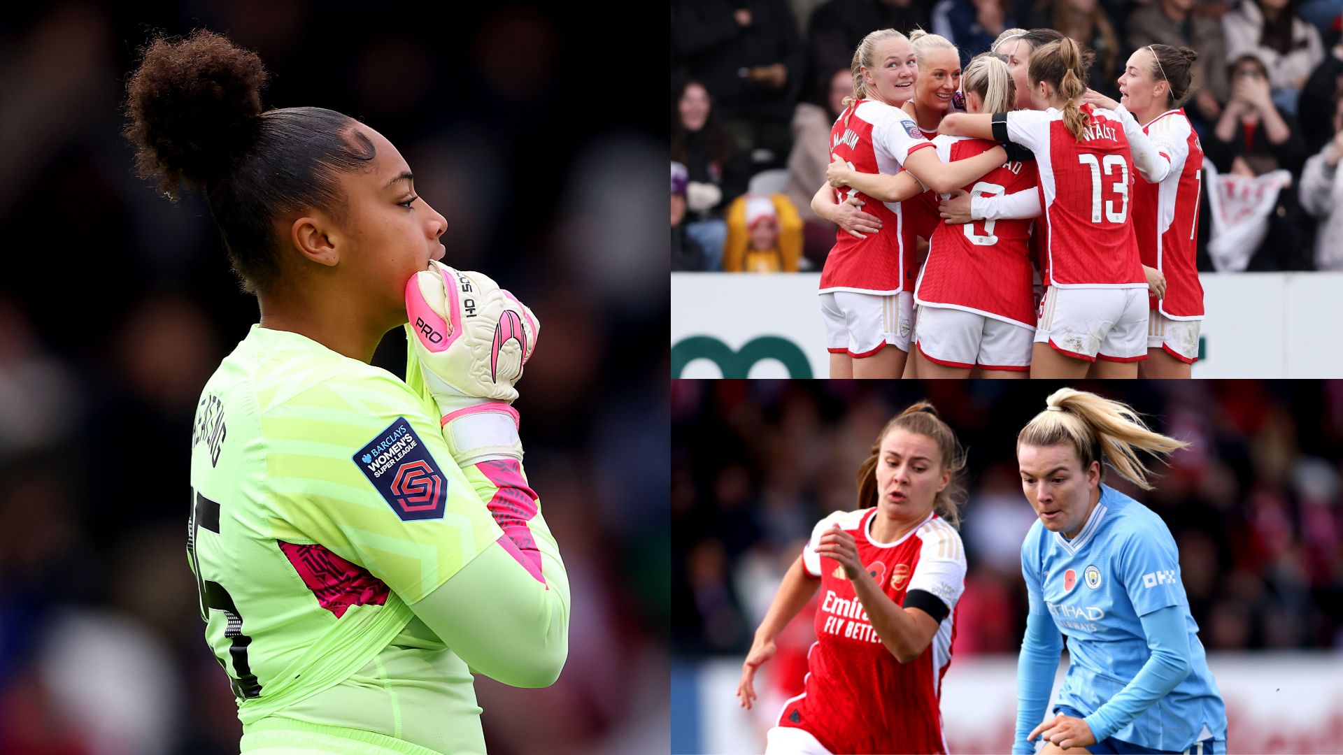 Man City Arsenal composite