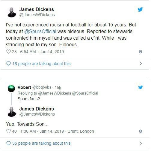 Son Heung min racism twitter