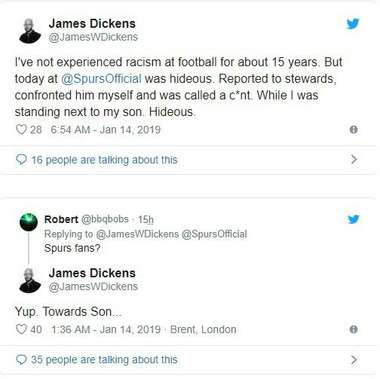 Son Heung min racism twitter