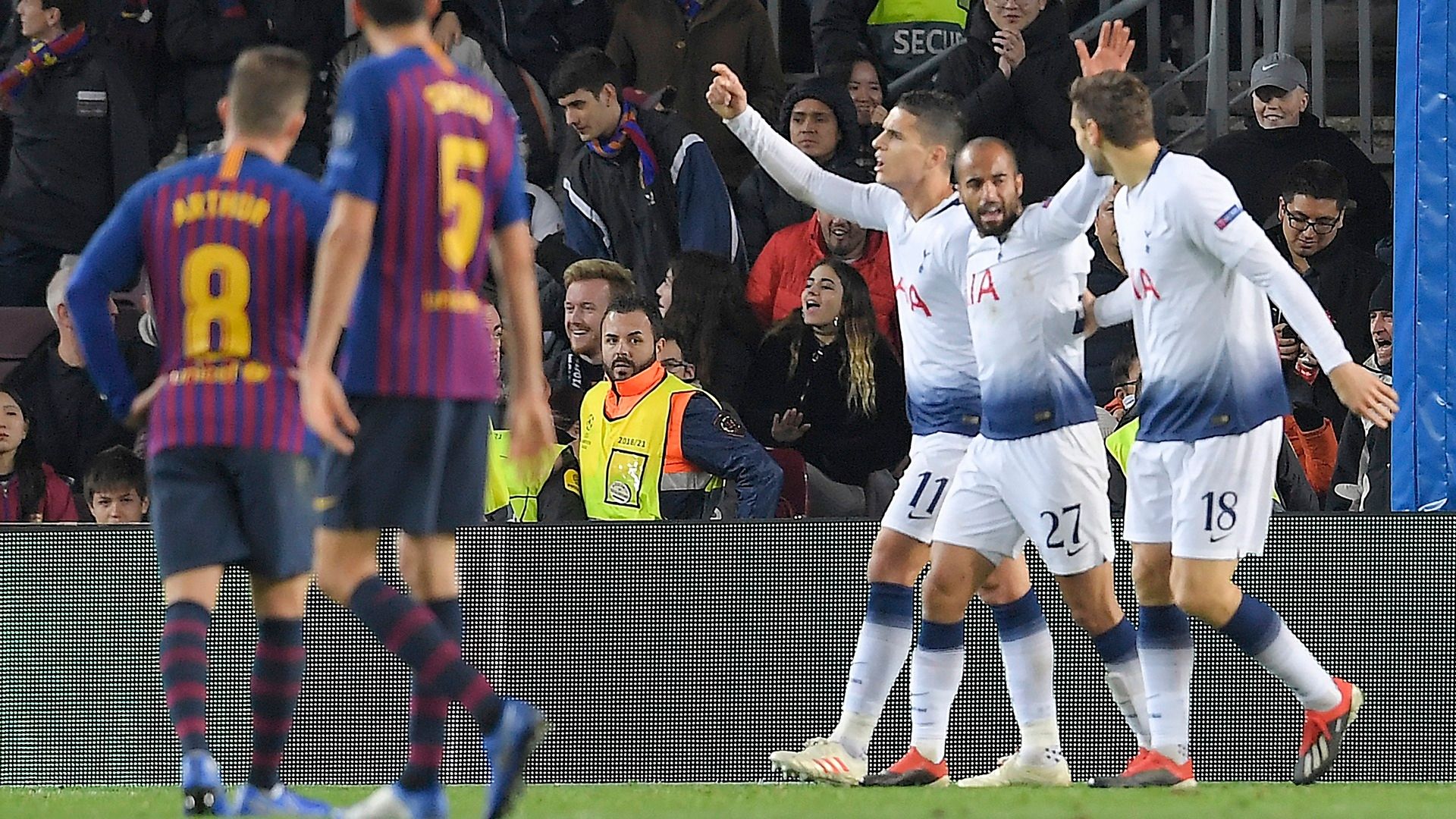 Barcelona Tottenham UCL 12112018