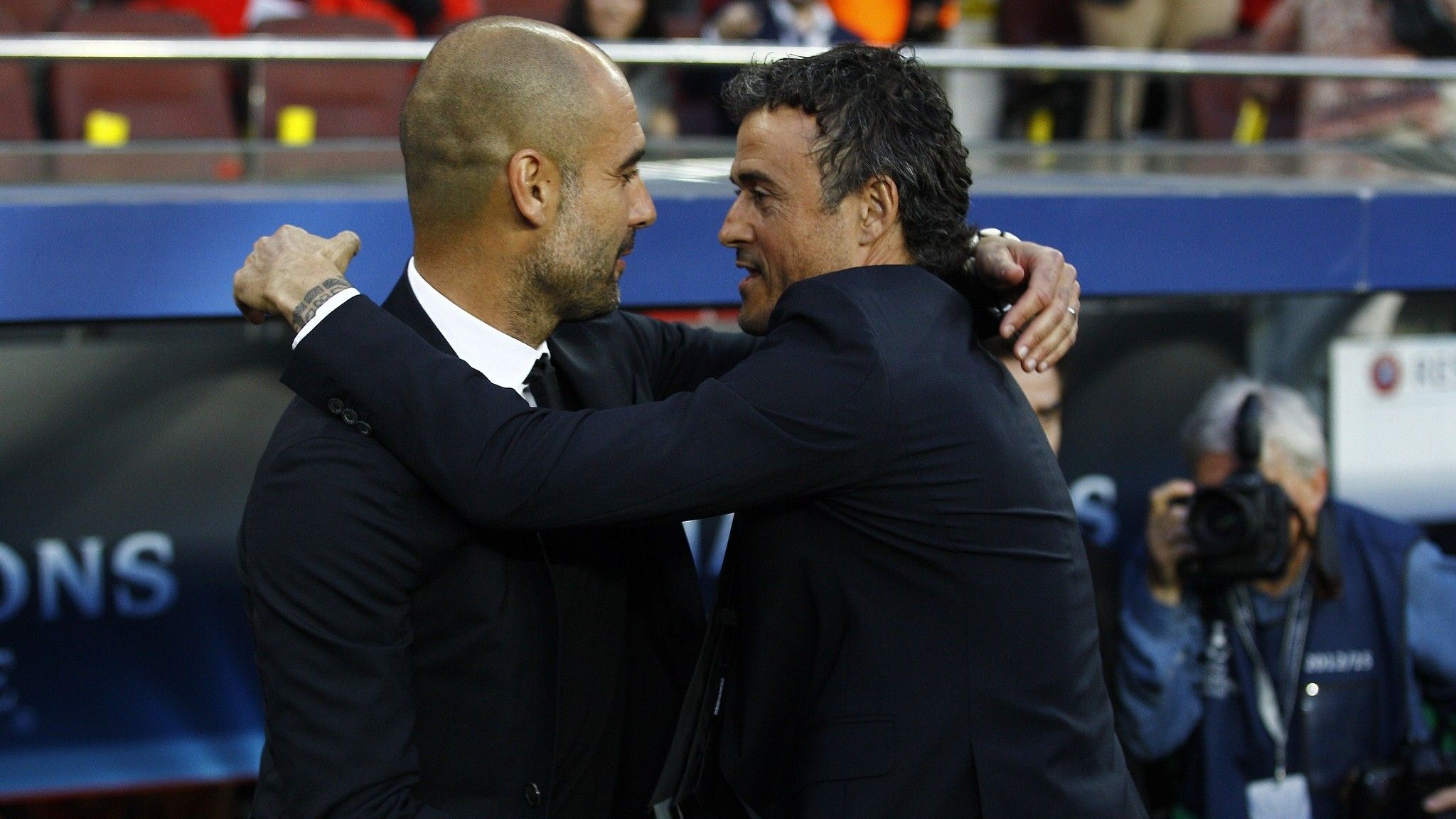 Luis Enrique Pep Guardiola 2015 Champions League