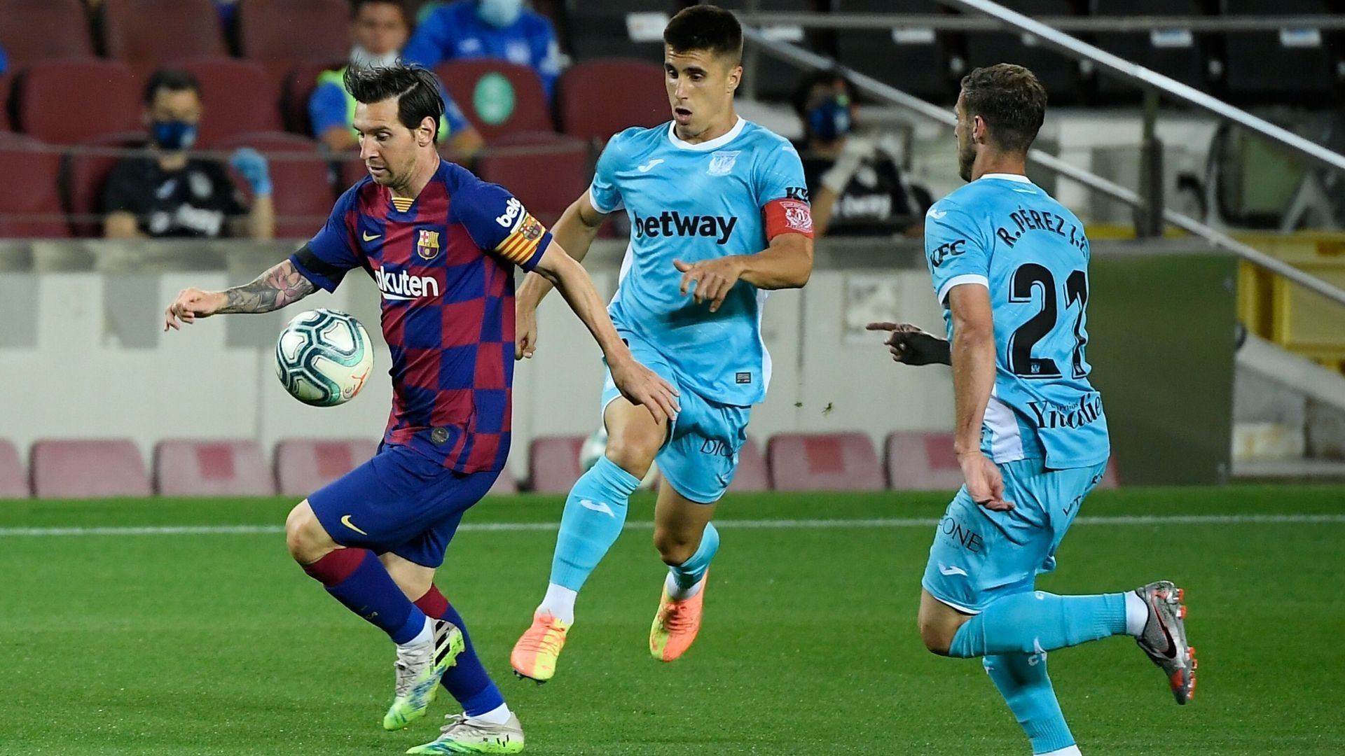 Barcelona Leganes Messi Bustinza
