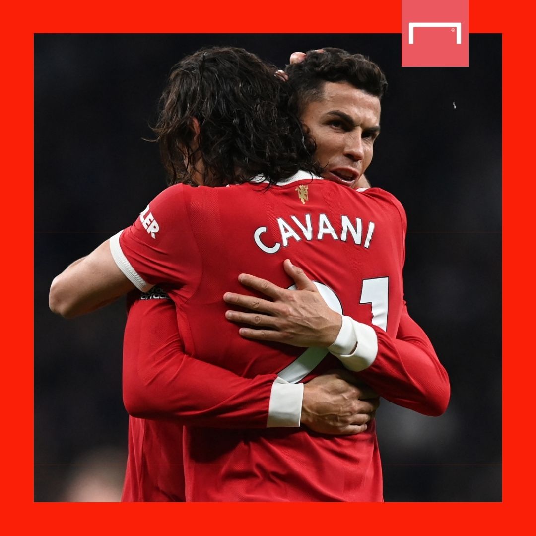Cristiano Ronaldo Edinson Cavani Manchester United GFX