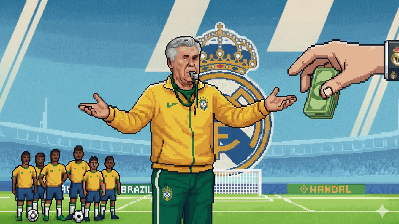 Ancelotti Pixel Art ai generated