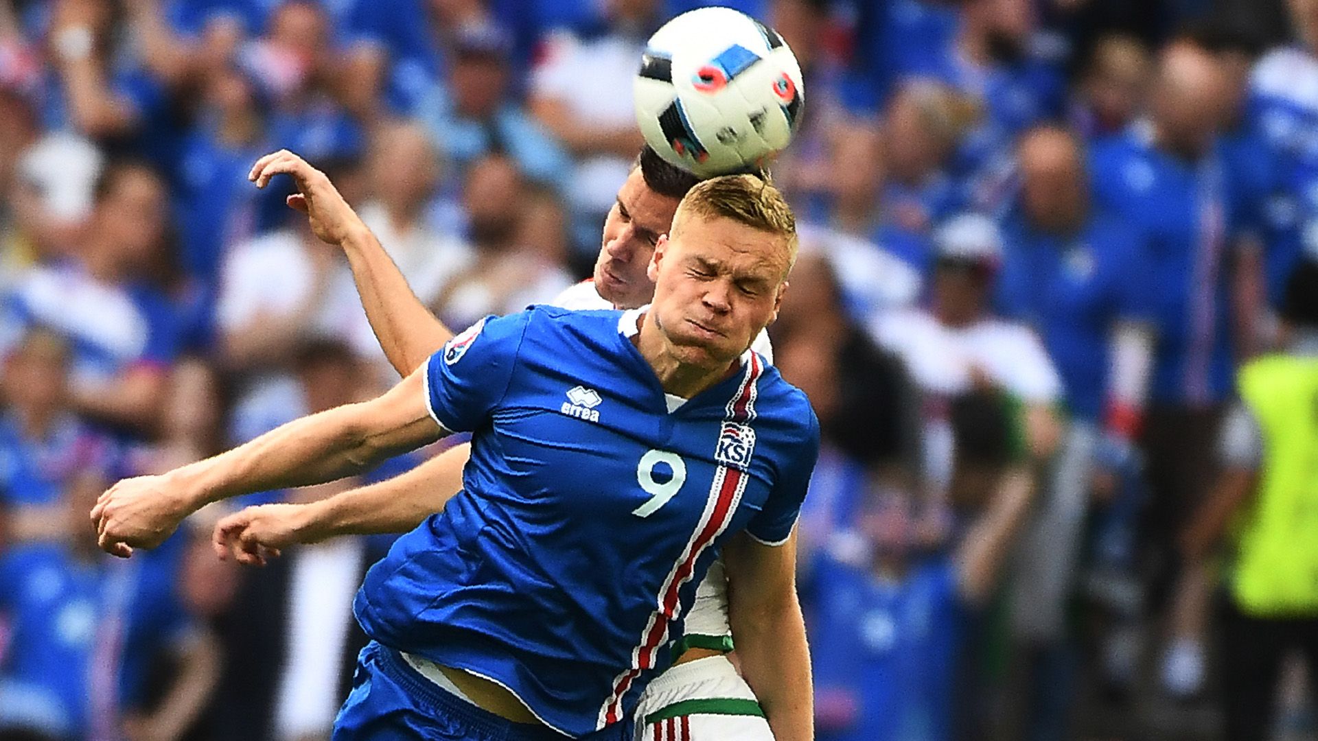 Kolbeinn Sigthorsson Iceland Hungary Euro 2016