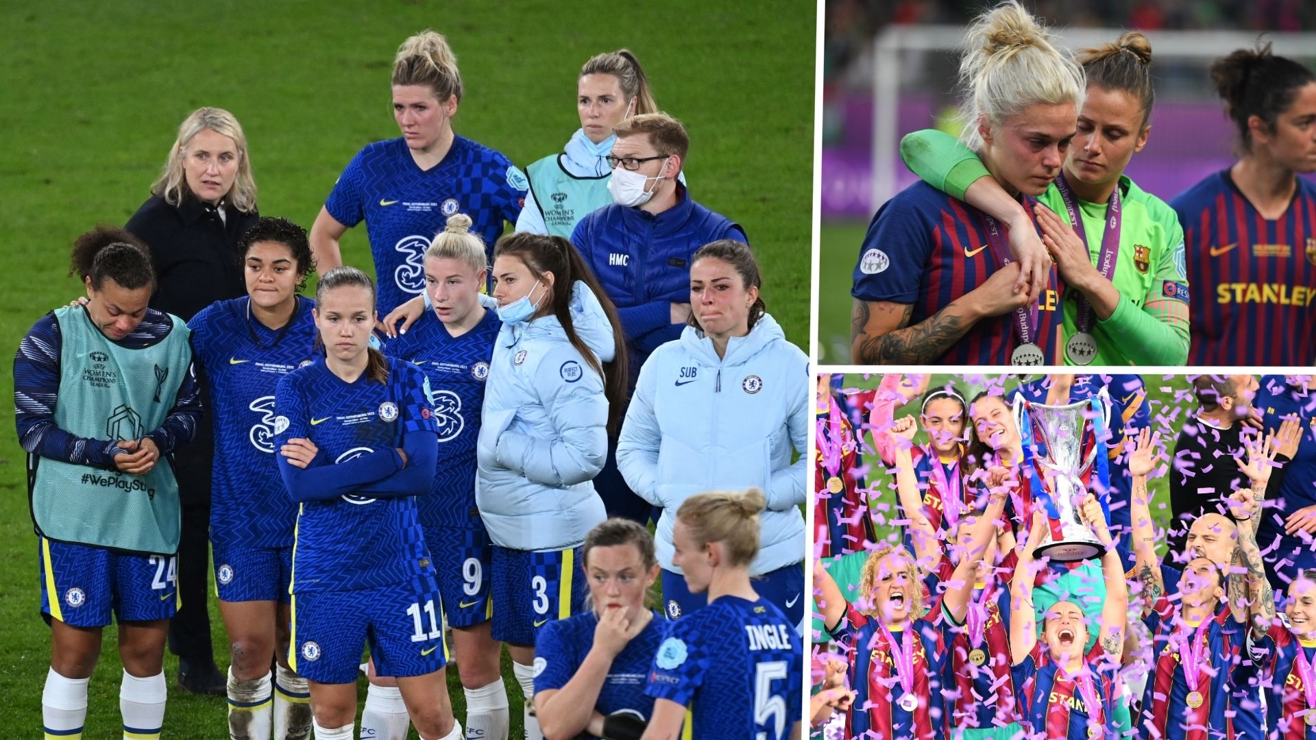 Chelsea Barcelona Women split