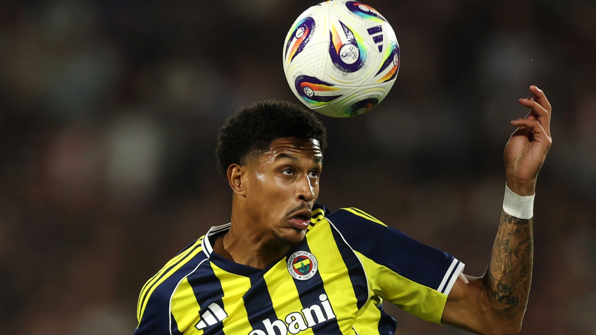 Jayden Oosterwolde of Fenerbahce in action