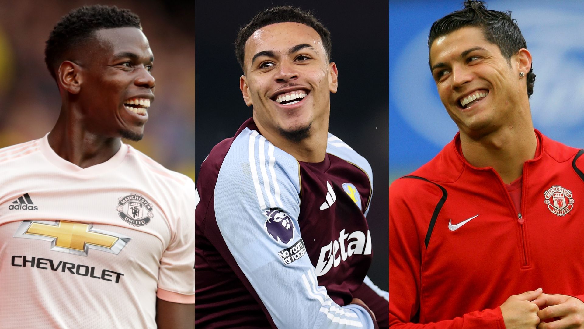 Morgan Rogers Cristiano Ronaldo Paul Pogba