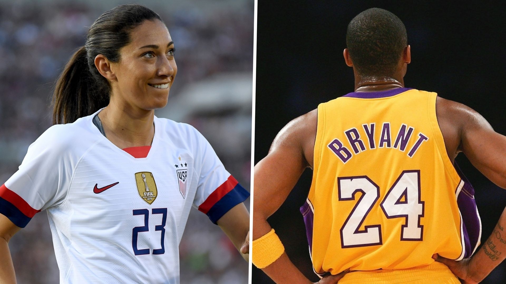 Christen Press Kobe Bryant split