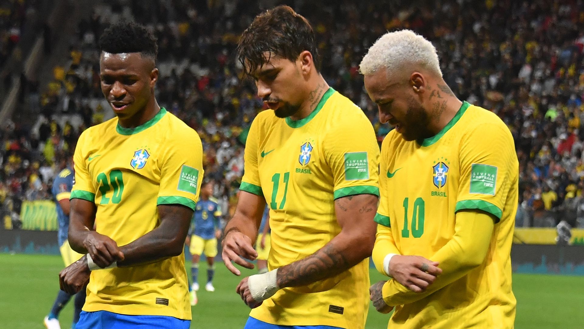 Vinicius Jr Neymar Lucas  Paqueta Brazil
