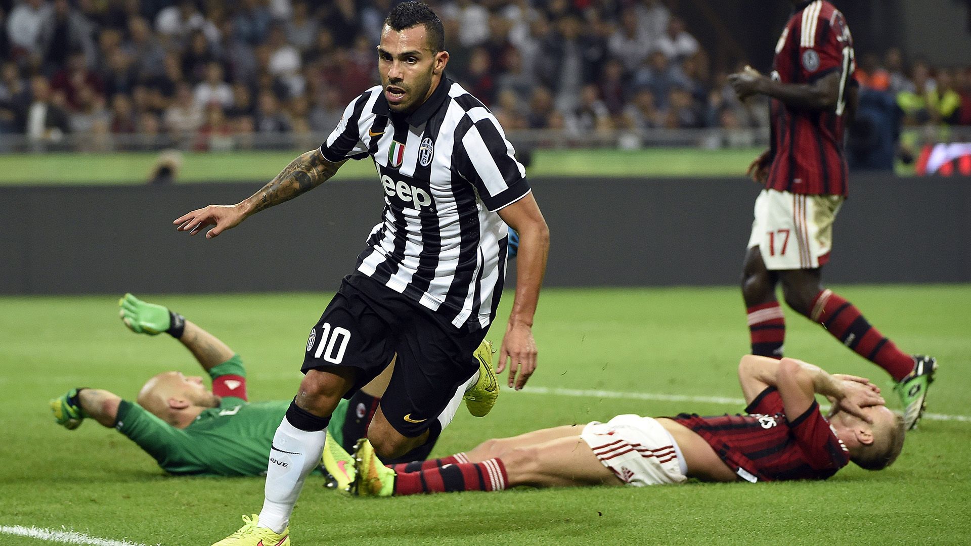 CarlosTevez Juventus AC Milan