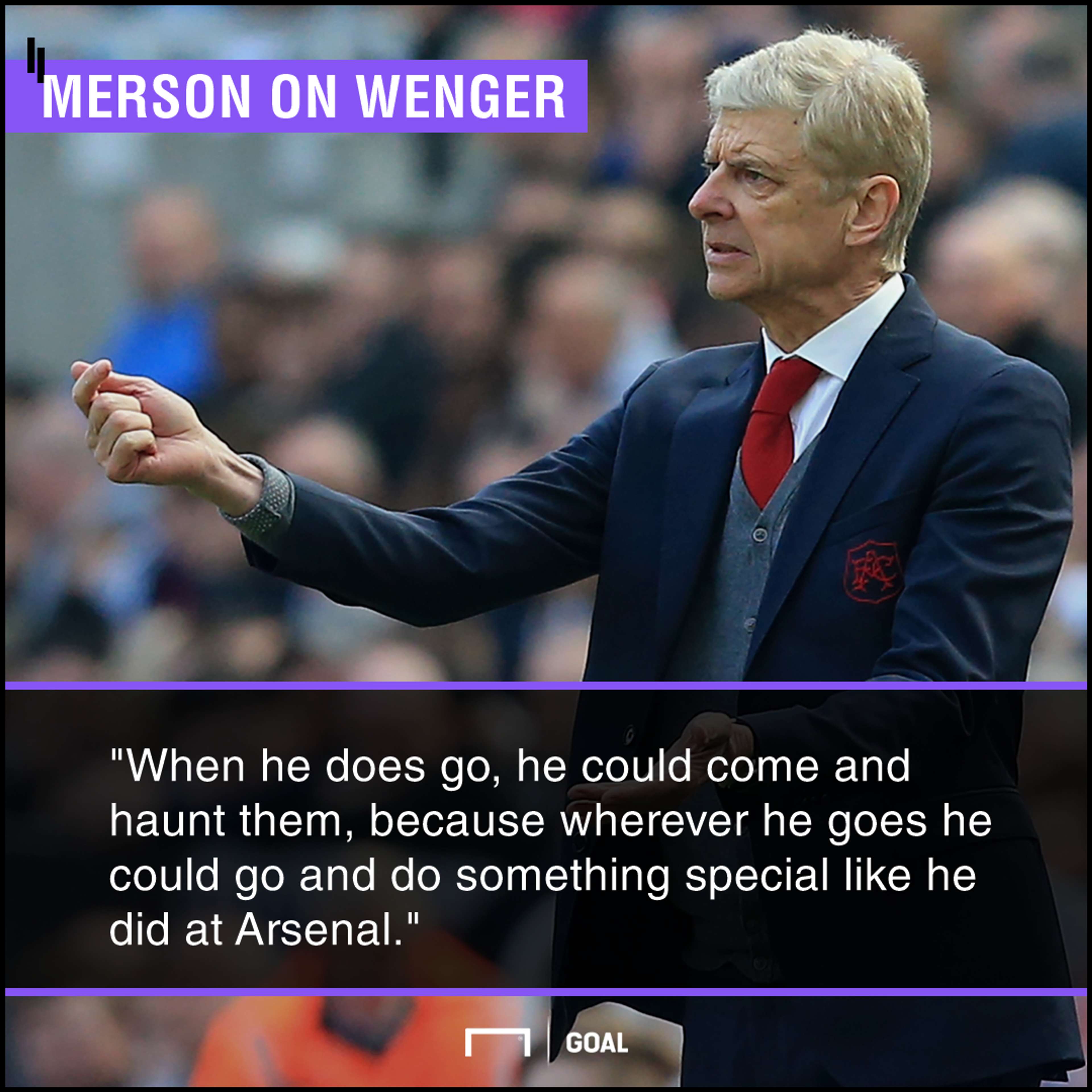 Arsene Wenger haunt Arsenal Paul Merson