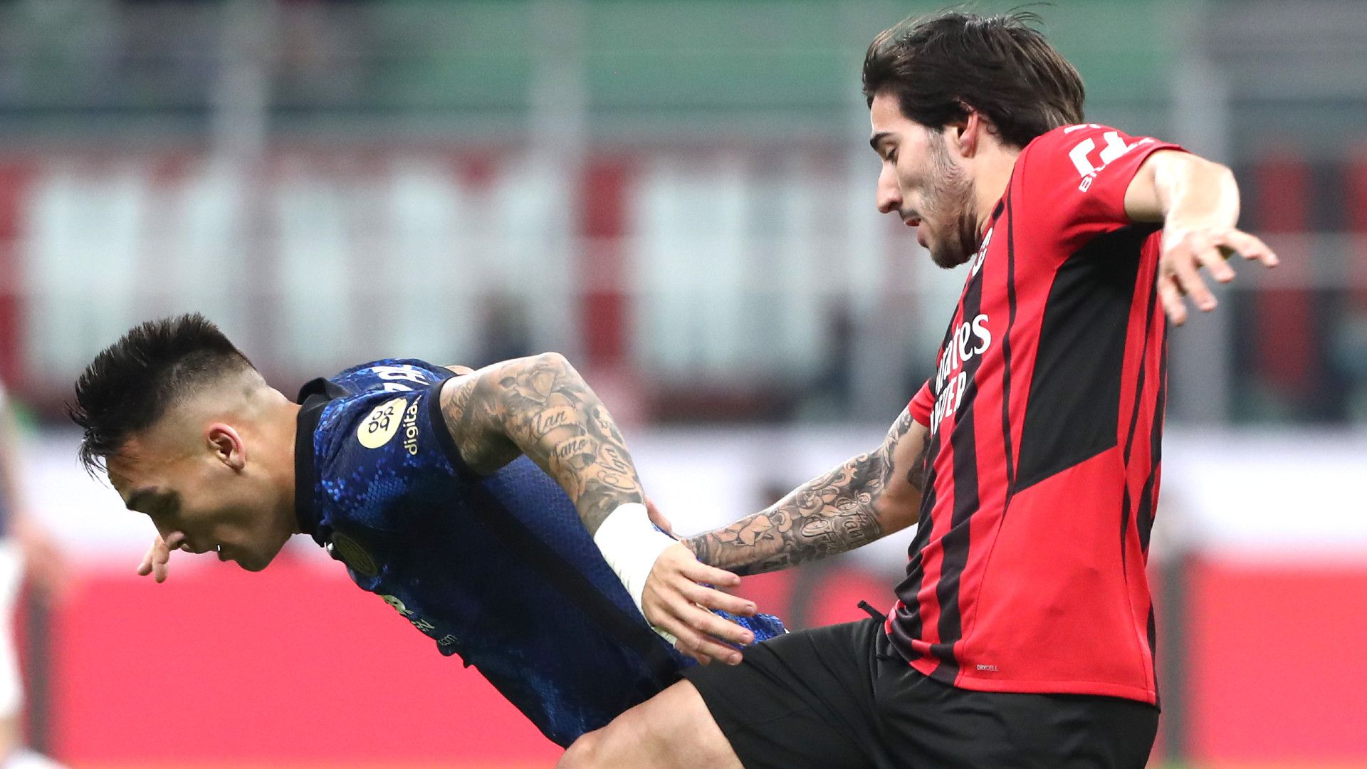 Milan Inter Tonali Lautaro Martinez Serie A 07112021