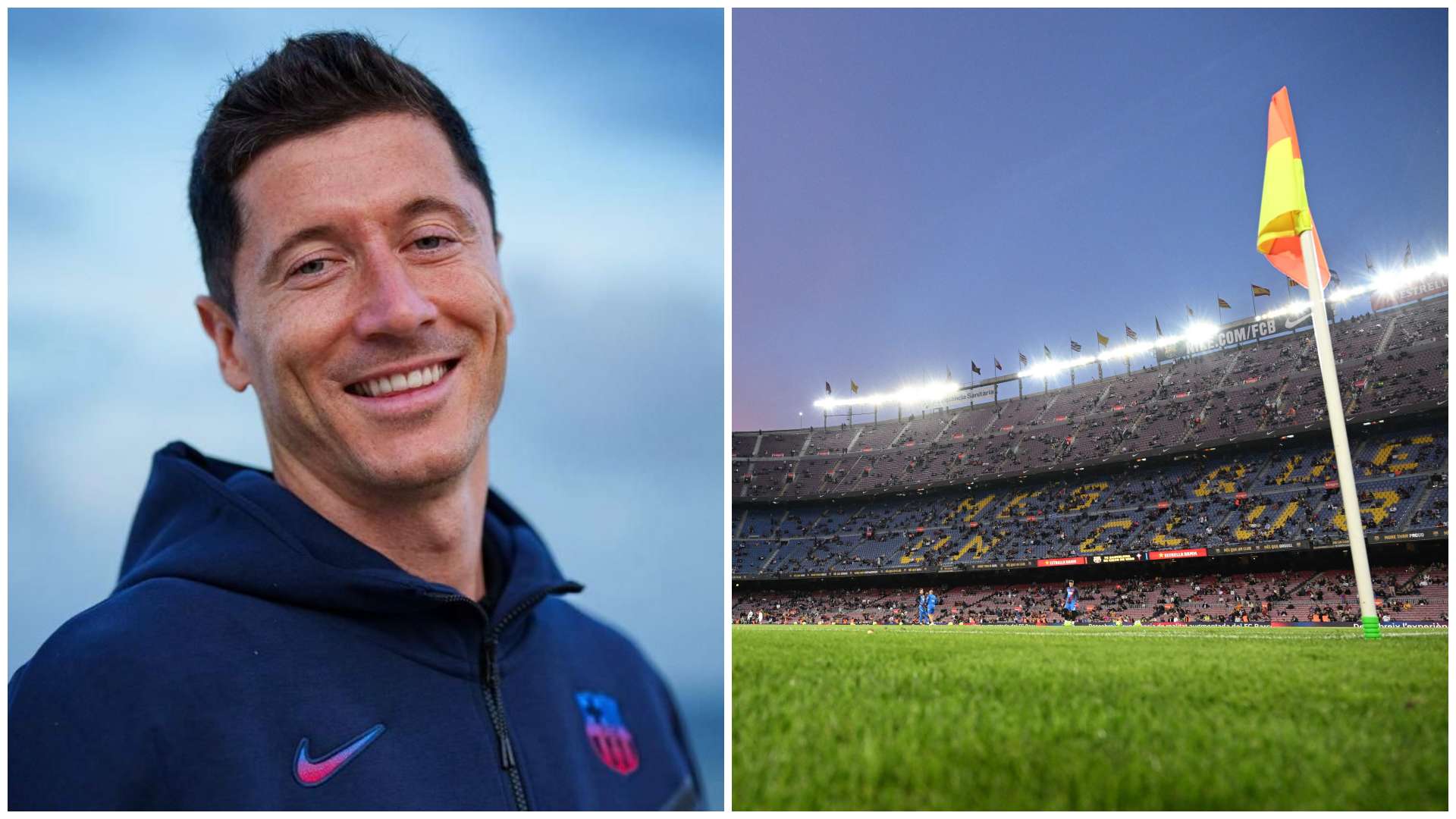 Lewandowski Barcelona Camp Nou
