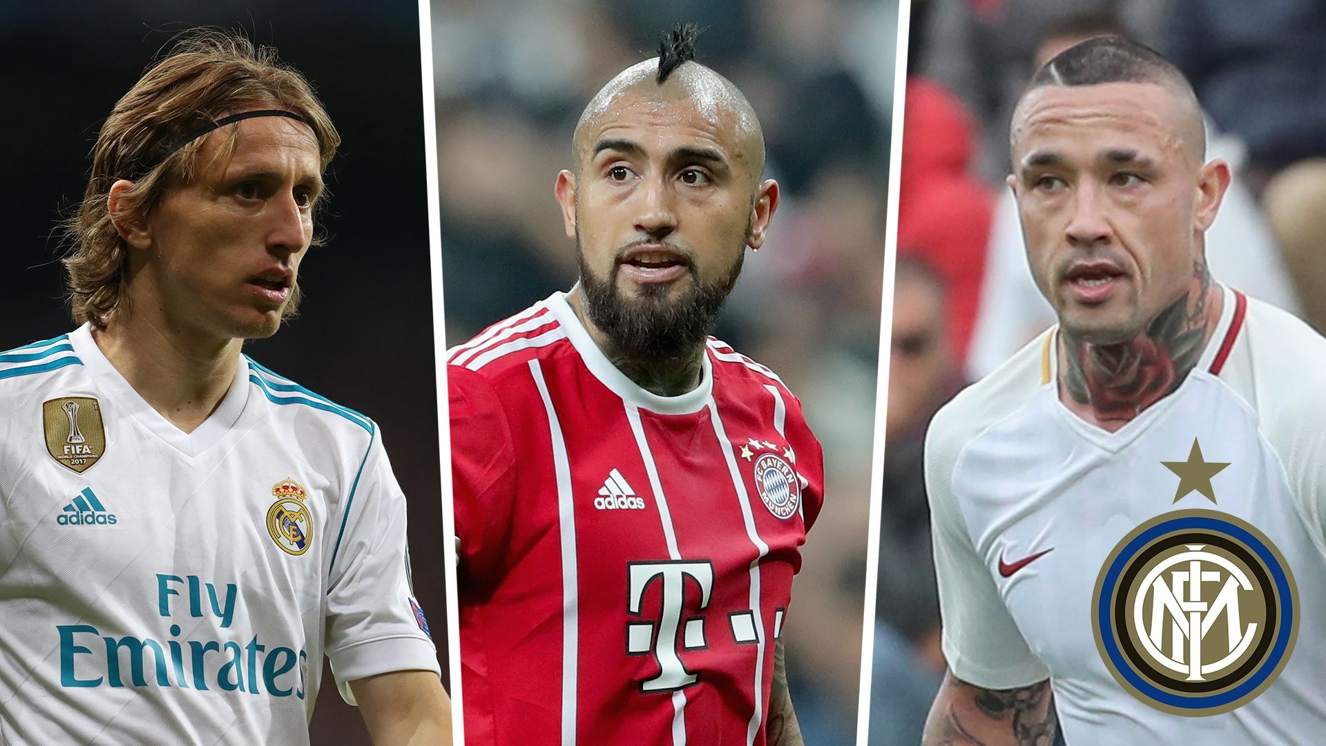 Modric Vidal Nainggolan