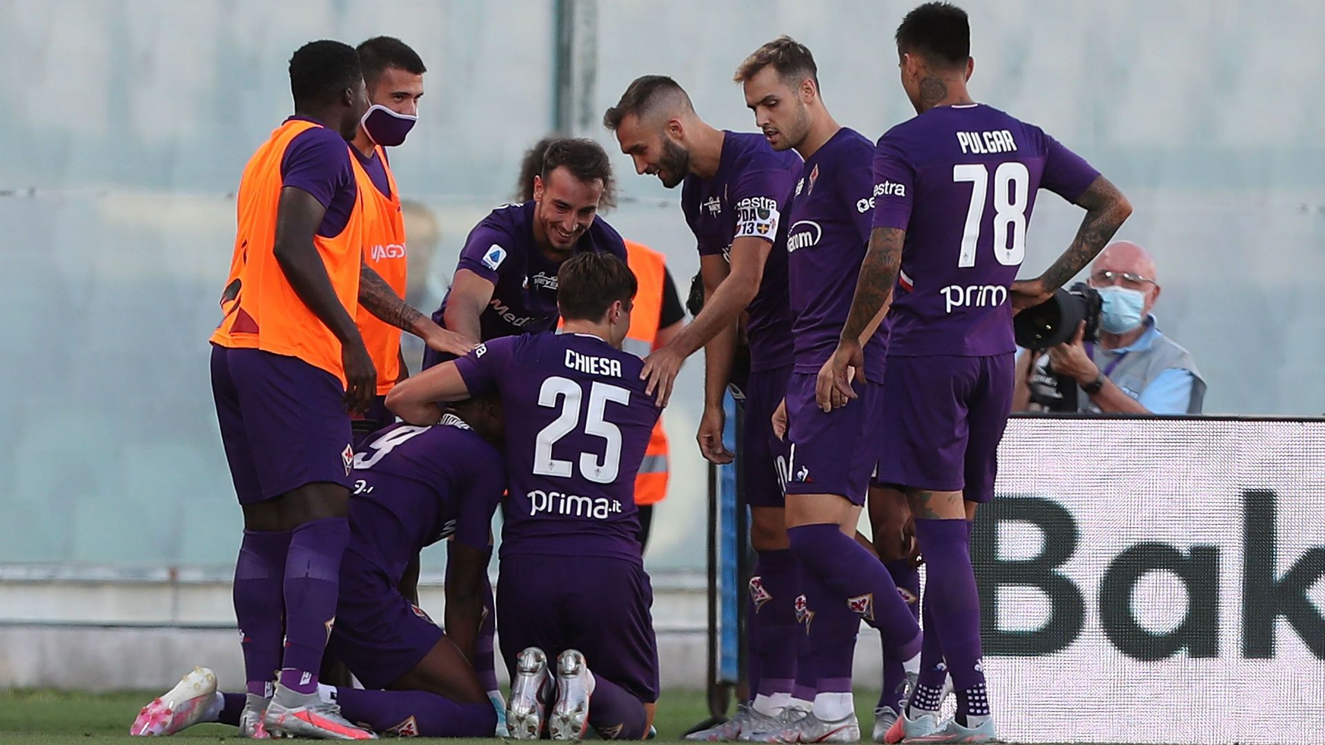 Kouamé Fiorentina Torino celebrating