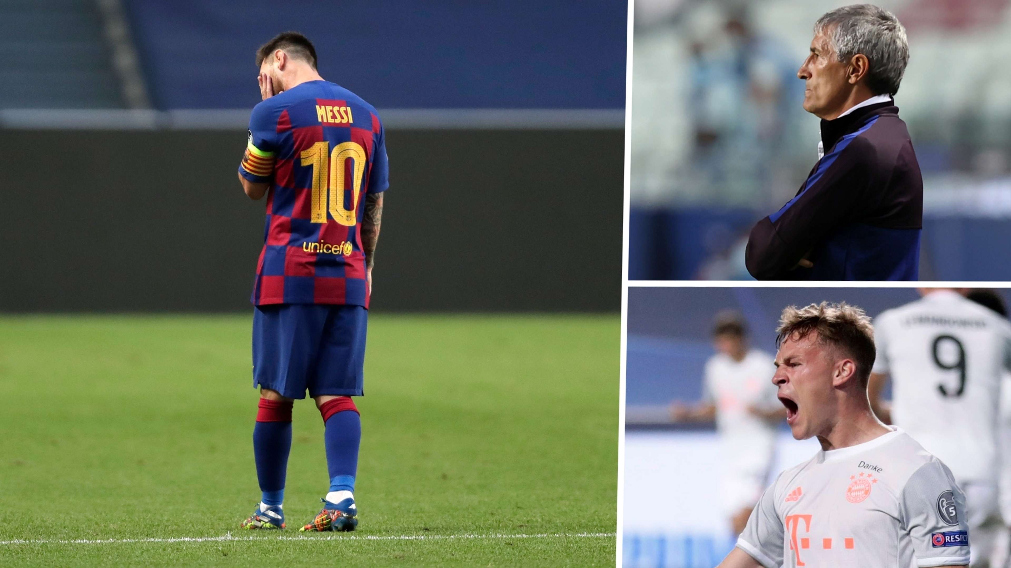 Lionel Messi Quique Setien Barcelona Bayern Munich