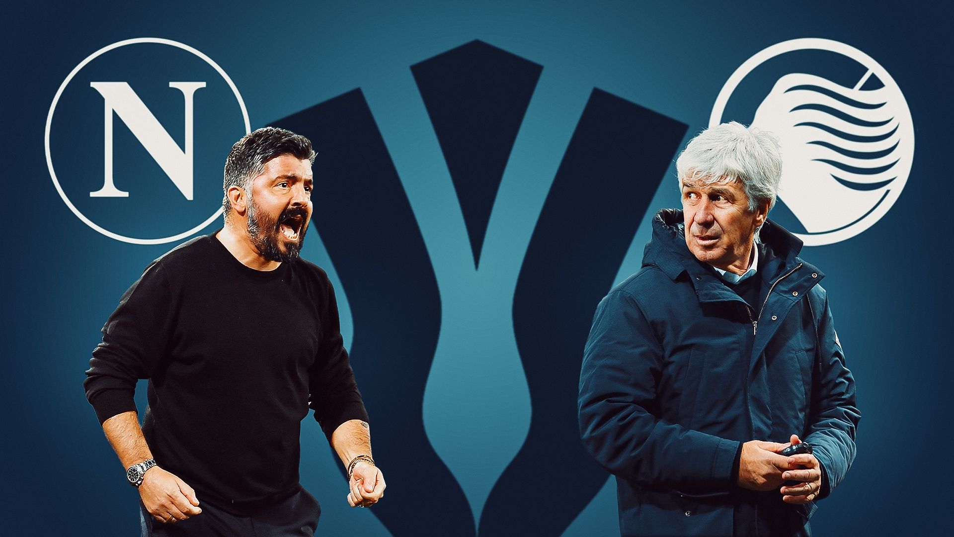 Gattuso Gasperini Napoli Atalanta
