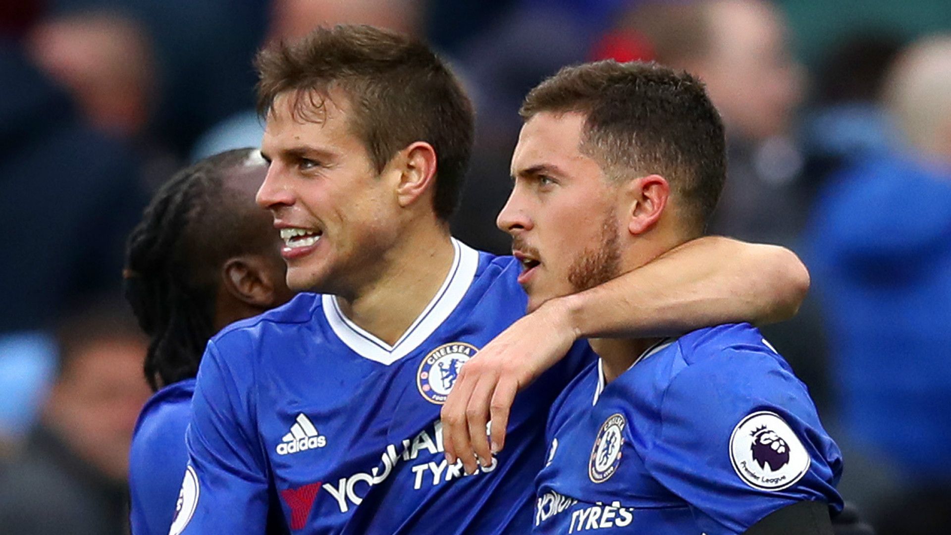 Cesar Azpilicueta Eden Hazard Chelsea